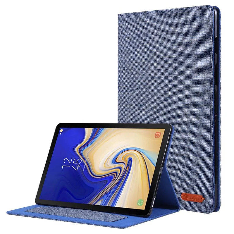 

Cloth pattern book style tablet case For Samsung Galaxy Tab S5e 10.5 2019 SM-T720 SM-T725 10.5" Stand Cover with Card slots