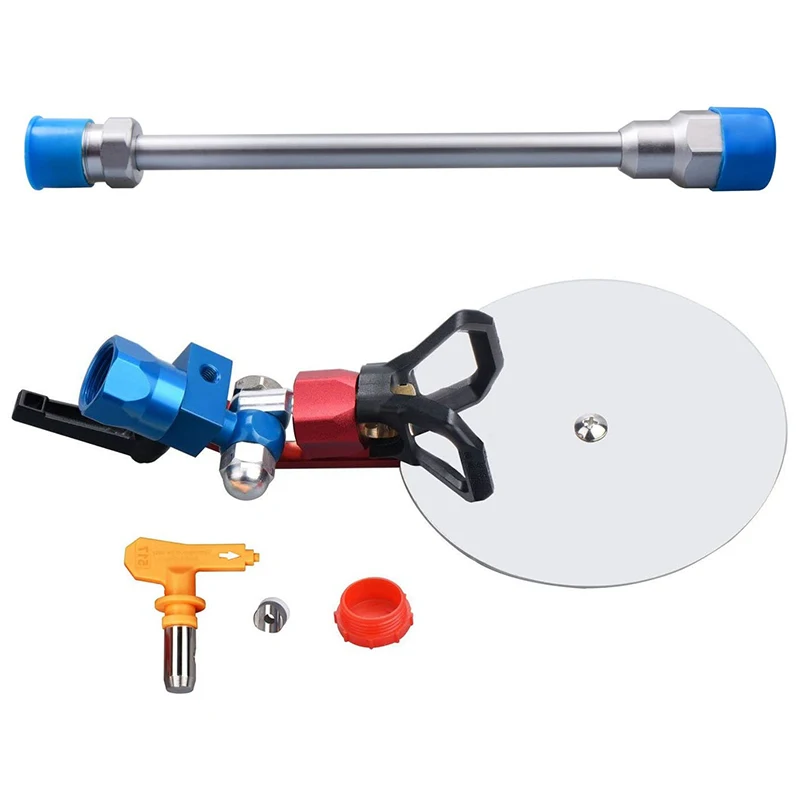 

120025 Spray Guide Accessory Tool For All Airless Paint Sprayer 7/8Inch With 517 Tip With 10 Inch Extension Pole