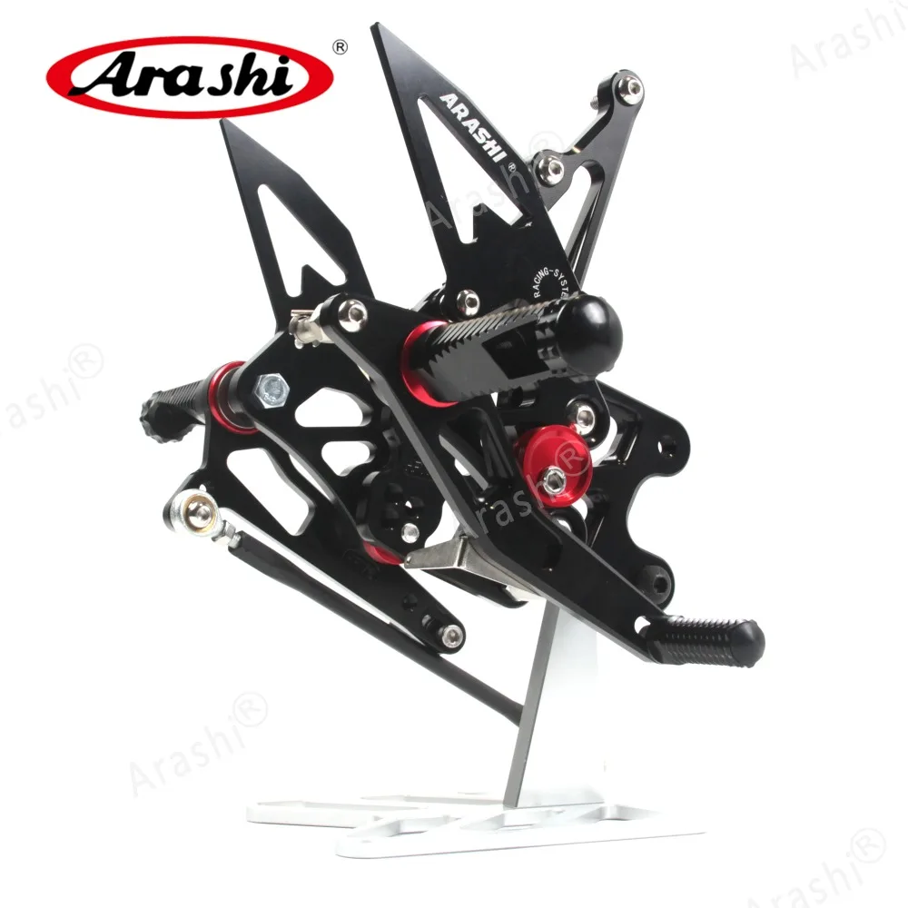 Arashi GSXR 1000 K7 K8 Rider Rearset регулируемые Подножки для SUZUKI GSXR1000 GSX-R 1000 2007 2008 мотоцикла с ЧПУ