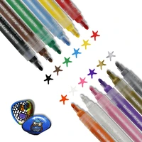 acrylic paint markers quick dry fade proof non toxic resistant to water acrylic paint pens set art creation