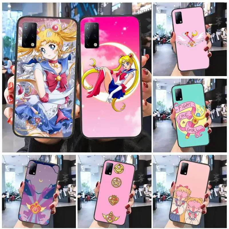 

Lovely Sailors Cute Moon Phone Case for Redmi 5 5A Plus 6 6pro S2 7 7A 8 8A 9 9A K20 4X K30 pro Fundas cover