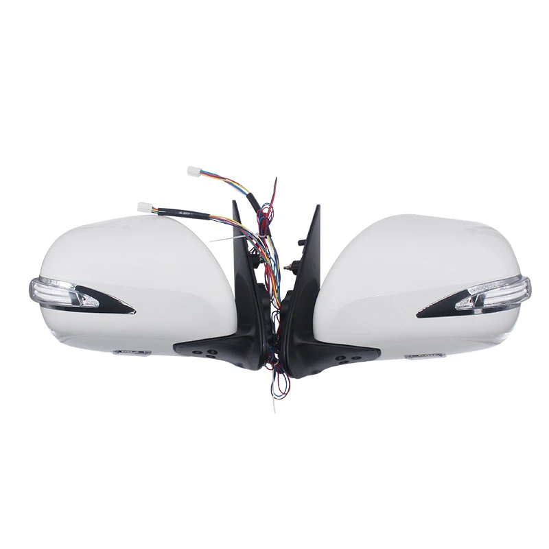 

Accessories Car-Styling Electric Reflector Rearview Mirror Side Mirror Exterior With Led Light For Toyota Hiace 200 2005-2015