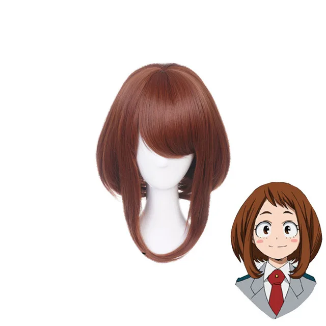 Парик для костюмированной вечеринки для косплея My Hero Academy Boku no Hiro Akademia шото Тодороки Shouto OCHACO URARAKA Midoriya Izuku