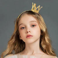 hair jewelry girl tiara headband gold crystal tiara girl crown headbands childrens crown headband