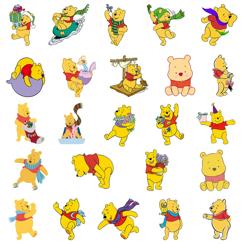 

Disney Cute And Funny Winnie The Pooh Dancing And Sports Multi-model Jewelry Epoxy Resin Earrings Jewelry Acrylic Handmade