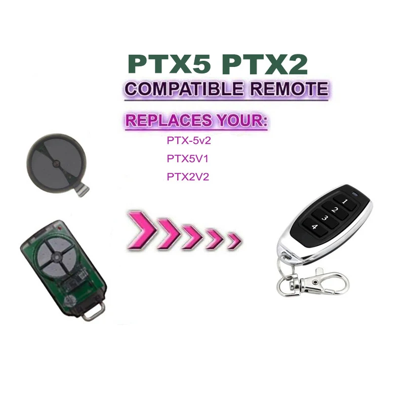 

For PTX5 PTX5V1 compatible garage door remote control free shipping