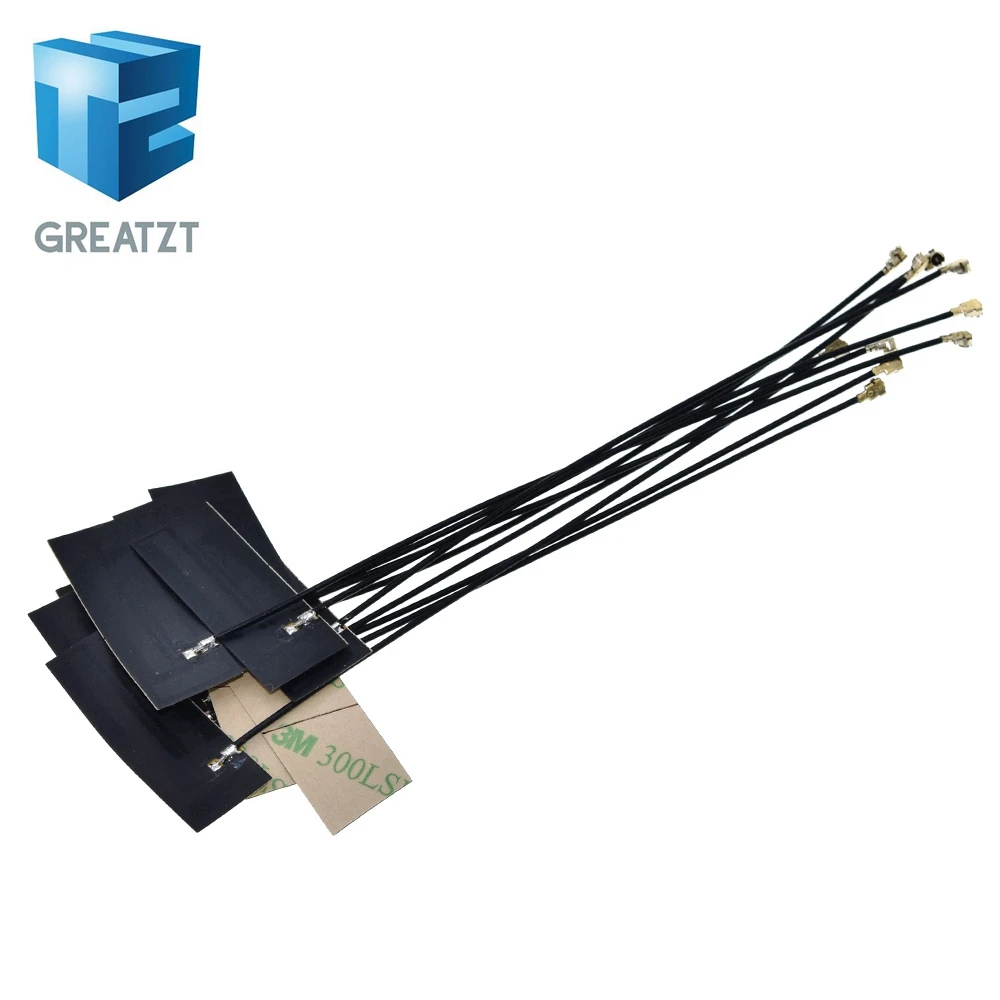GREATZT 10 шт. 5DBI FPC Встроенная печатная плата антенна LTE 4G 3G GSM CDMA WCDMA TDSCDMA 1 13 линия 12 см