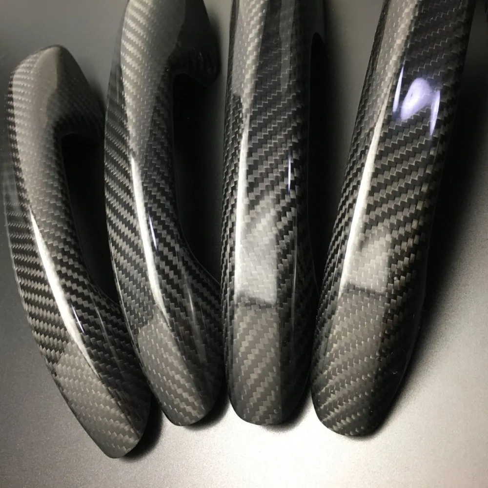 Автомобильная накладка на дверную ручку из углеродного волокна для Benz C E S GLC GLE Class