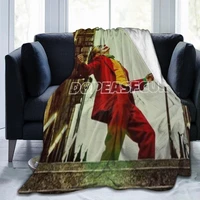 2021 high quality 3d hard work unwilling to motivate the clown plush throw blanket bed and sofa blanket