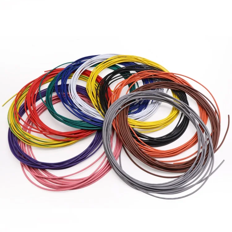 1 м Медный провод 28AWG с ПВХ изоляцией OD 2 мм электронный кабель светильник