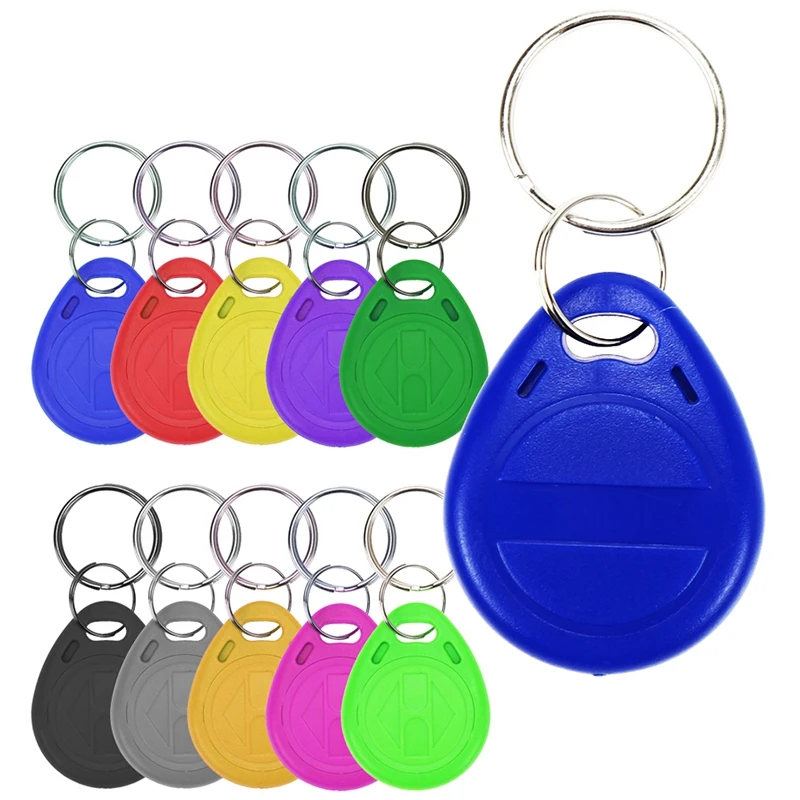 

50Pcs T5577 Blank Key Tag RFID Chip Ring Cards Tags Keytag 125 Khz Copy Rewritable Writable Duplicate