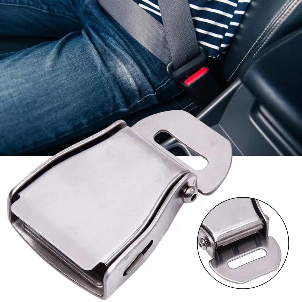 Замок для ремня безопасности стальной замок самолета матовые пряжки корабля