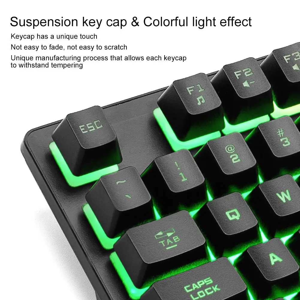 

HOT Gaming Mechanical Keyboard 87 Key Anti-Ghosting RGB/ Mix Keyboard USB Wired LED Backlit Axis For PC Laptop Desktop Computer