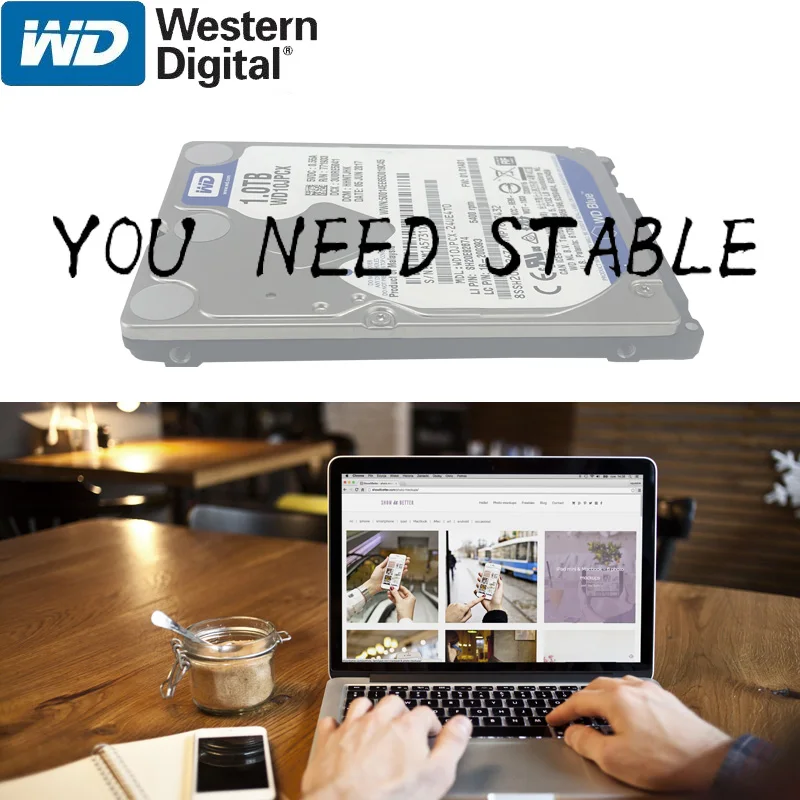 WD Blue 1TB Notebook Hard Drive Disk 5400 RPM 2.5&quot Internal HDD HD Harddisk SATA III 16M Cache 7mm for Gaming Home PS4 Laptop |
