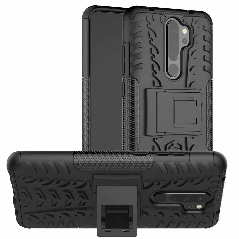 Противоударный Прочный чехол для Xiaomi Mi 10 9 9T Lite Poco X3 X2 F2 F1 Fundas Stand Redmi Note 9S Pro 8T 8 7 6 7A 9A