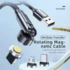 Магнитный кабель usb-c, Micro USB, для Xiaomi Redmi 10, HuaweiMagnet, iPhone 12, 11, 6, 7, 8, 3 А