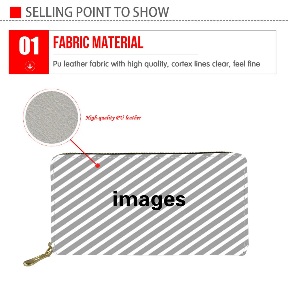 FORUDESIGNS черный кошелек из искусственной кожи женский длинный держатель для карт