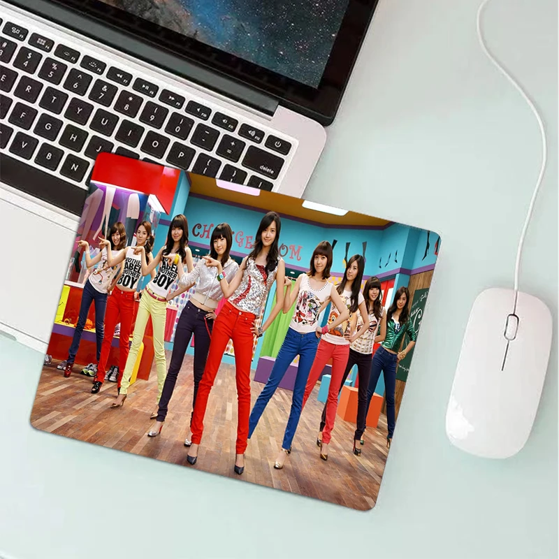 

SNSD Mouse Pad Gaming Accessories Small PC Laptop Gamer Mousepad Anime Kawaii Notebook Keyboard Desk Mat For CS GO LOL Carpet