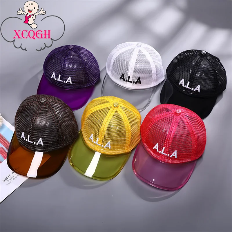 Бейсболка для мальчиков с прозрачными полями сетчатая | Детская одежда и обувь