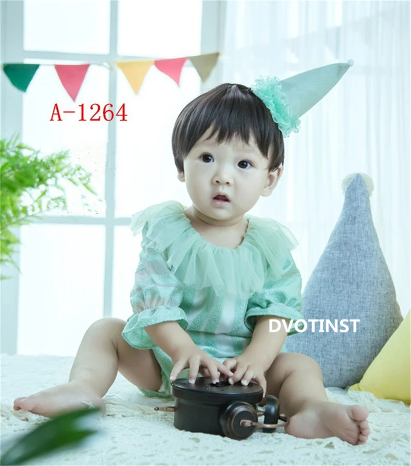 Dwotinst Детские Подставки для фотографий девочек кружевное платье принцессы наряды