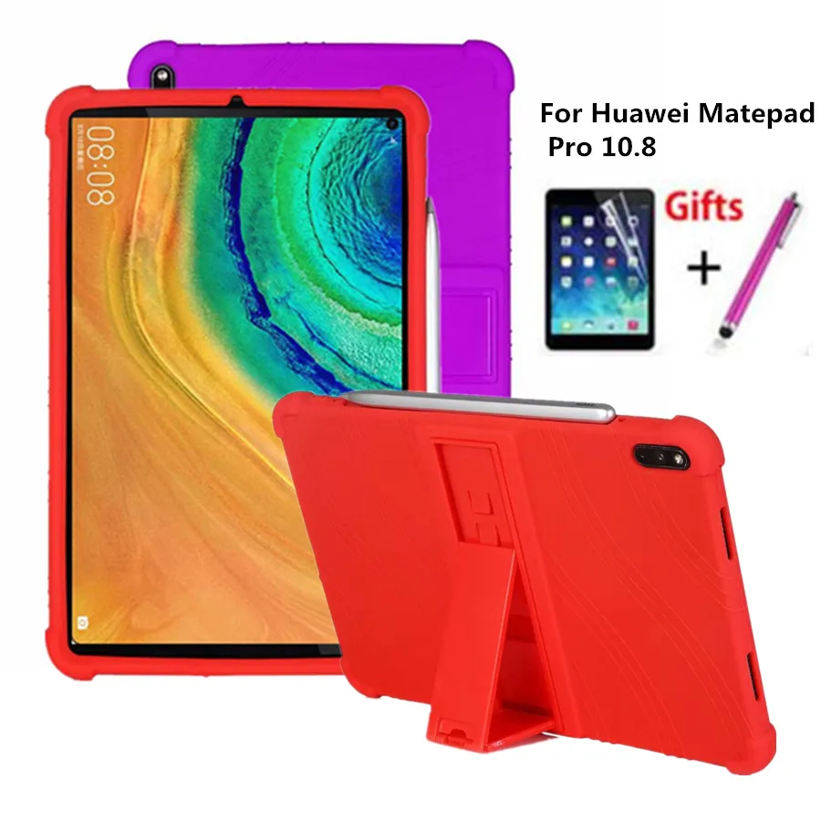 Чехол для Huawei Matepad Pro 10 8 дюйма мягкий силиконовый чехол с подставкой и чехлом из