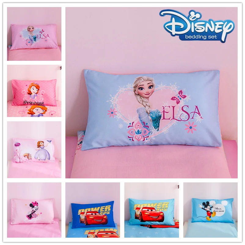30x50cm Children Pillow Crib Bedding Baby Pure Cotton Kids Cartoon frozen Elsa Princess Sophie Mickey Mouse | Дом и сад