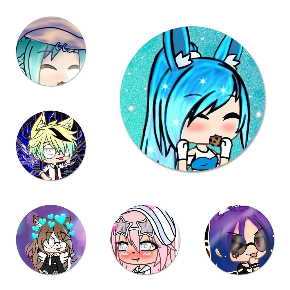 Социальная игра Gacha Life Badge Брошь заколка аксессуары для одежды рюкзака