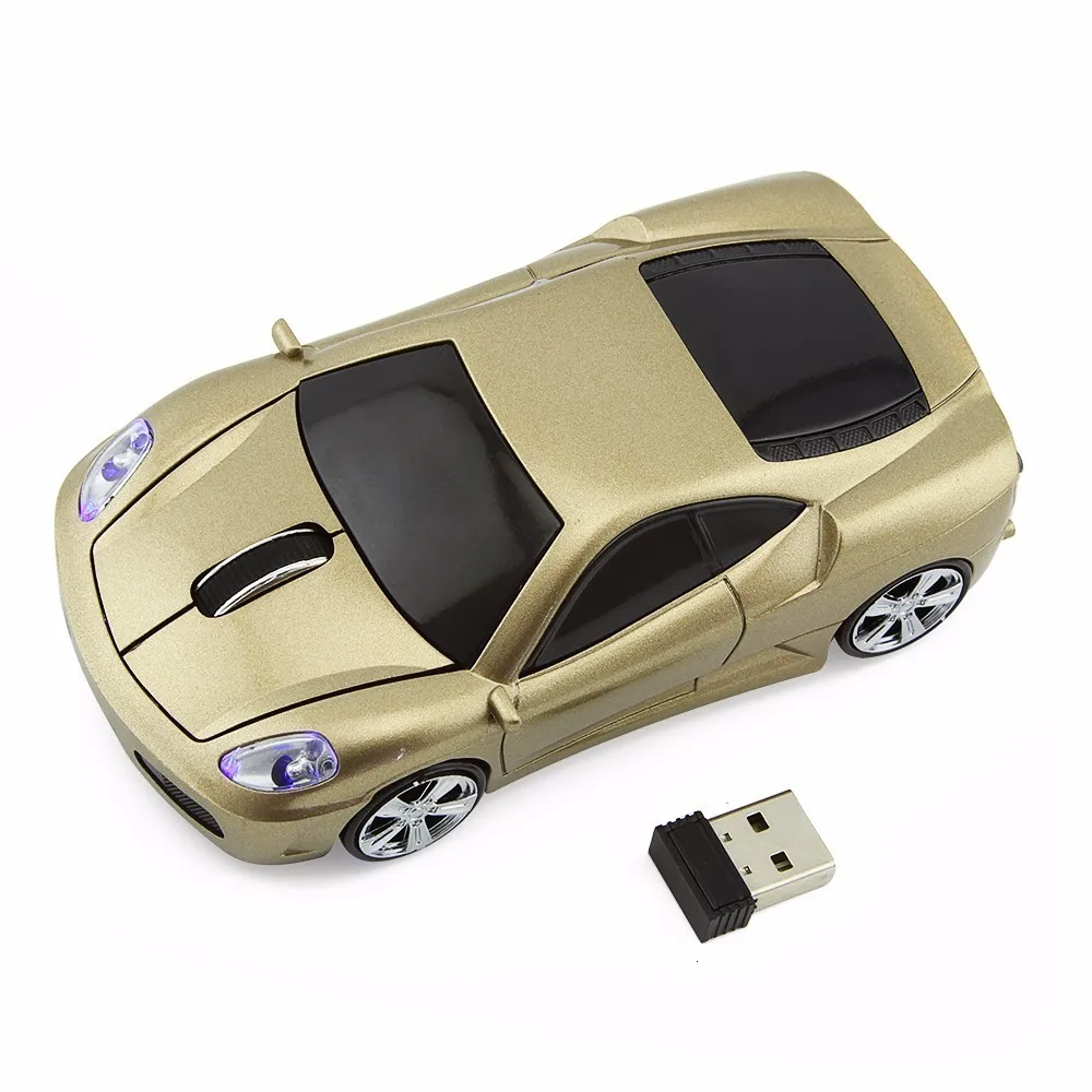 CHYI классная Беспроводная 3D Автомобильная мышь 1200 dpi, оптическая игровая мышь, USB компьютерная мышь для геймера, ПК, настольного ноутбука для детей