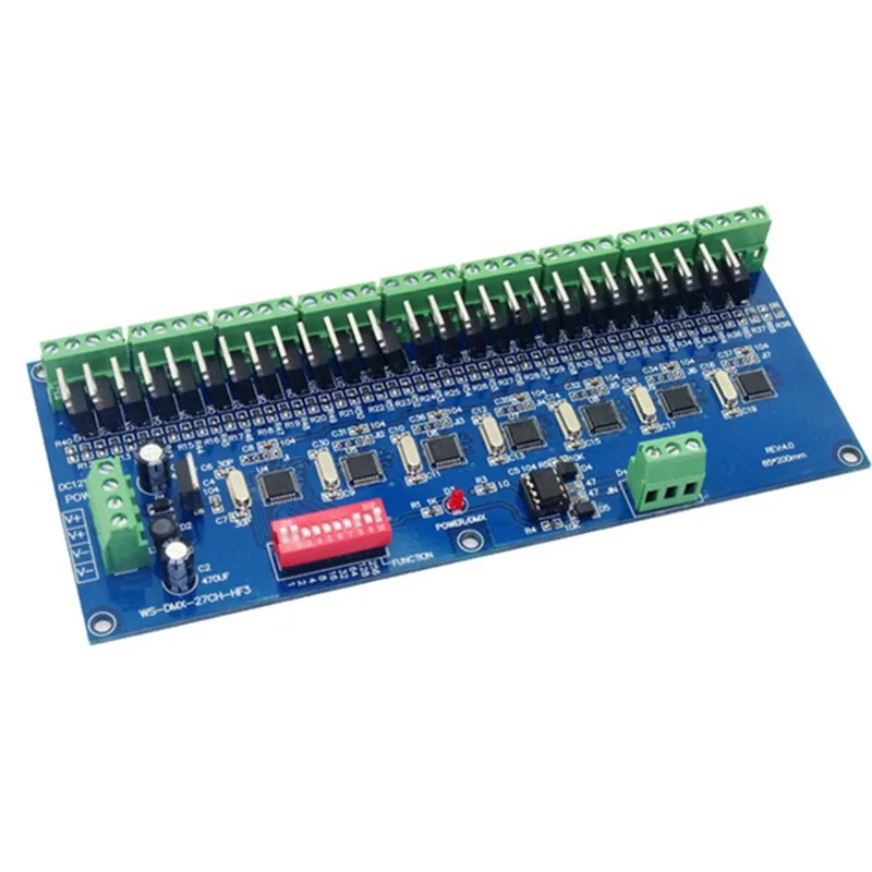 (1 шт./лот) 27-канальный HF3 dmx512 декодер RGB-контроллер для светодиодной ленты | Лампы и