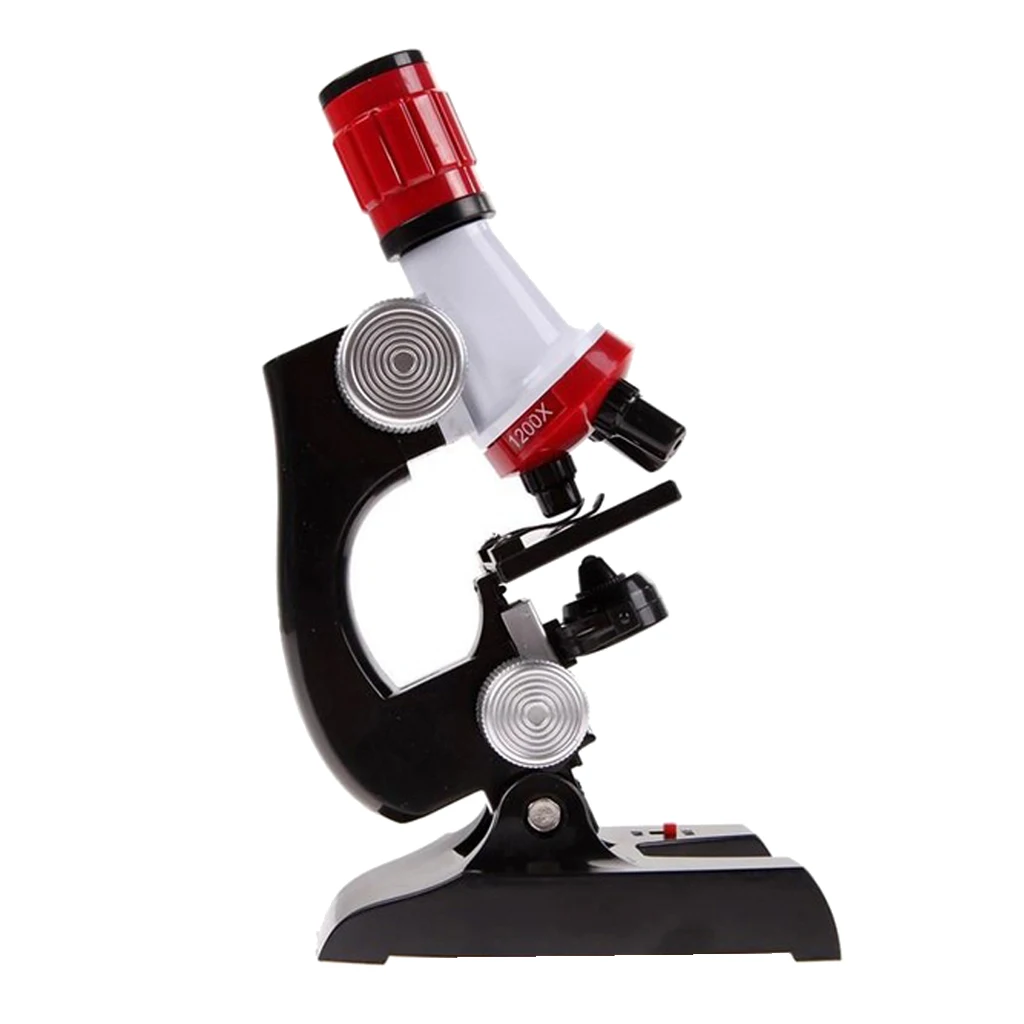 

100X 400x 1000X Optical Glass Lenses LED Student Biological Compound Microscope