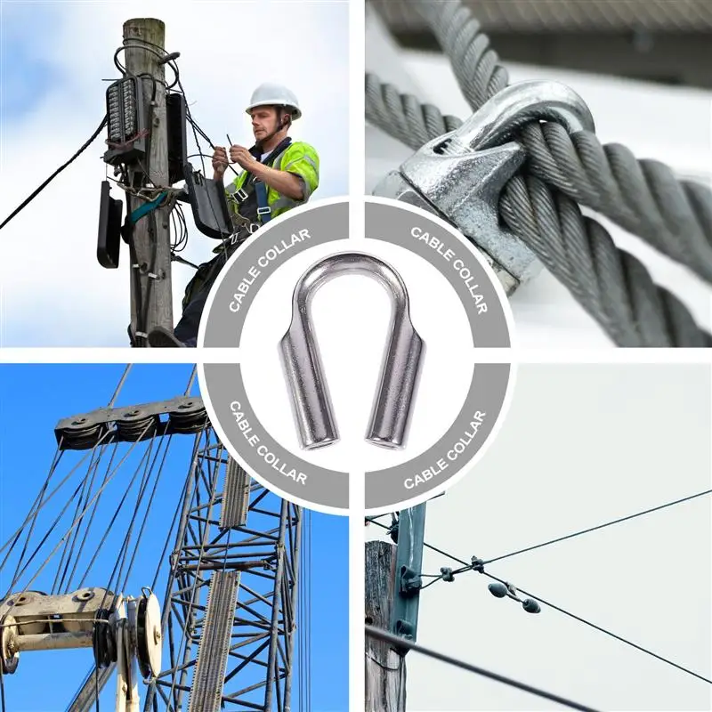 

4pcs Professional Cable Fixing Thimble Rigging Unique Fixing Workpiece