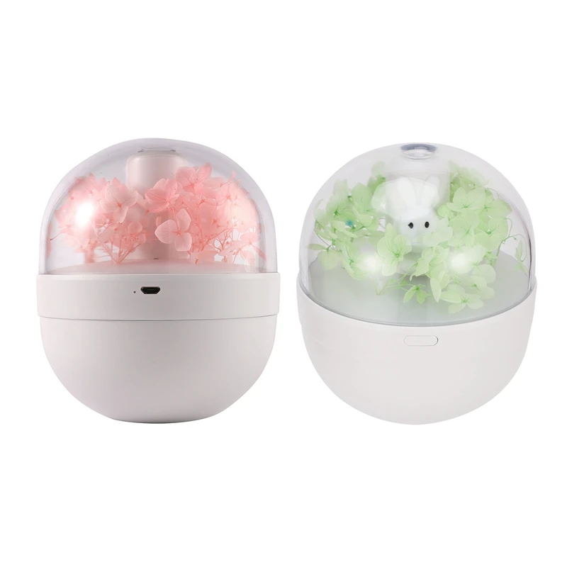 2шт увлажнитель воздуха 220 мл Rabbit Diffuser перезаряжаемый USB Aroma Cool зеленый и