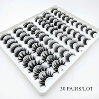 3d mink lashes pack 72030 pairs messy fluffy long faux cils packaging wholesale in bulkmix dramatic natrual mink eyelashes