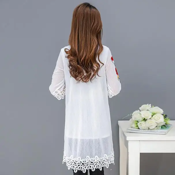 Женская летняя пляжная блузка кимоно кардиган прозрачная одежда размера плюс