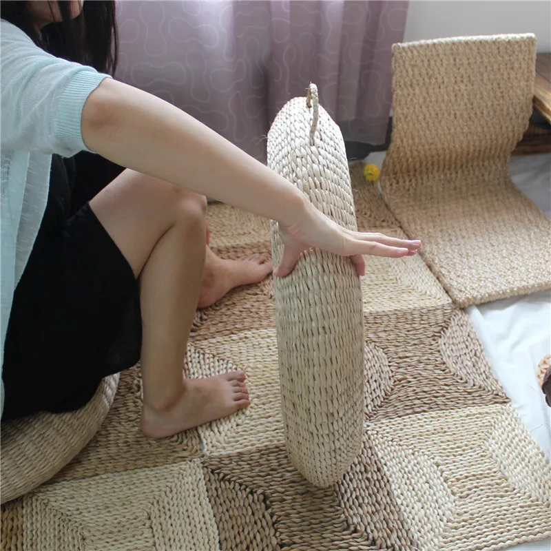 Конусная соломенная скамейка стул утолщенная подушка для медитации искусство