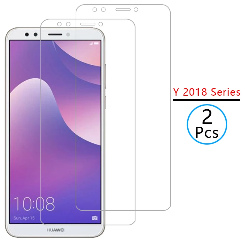 

protective tempered glass for huawei y5 lite y6 y7 prime y9 2018 screen protector on 5y 6y 7y 9y film huawey huwei hawei huawe