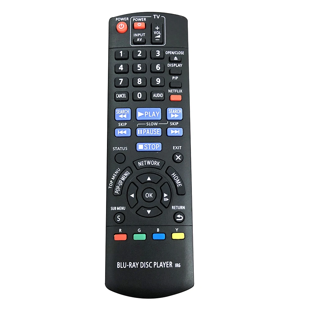 

New N2QAYB000575 Replacement Remote Control For Panasonic Blu-Ray DISC Player DMP-BD75 DMP-BD755 Fernbedienung