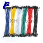 20 шт. DuPont 2,54 Клеммная линия гнездо-гнездо штырь-штырь 25 см ЦВЕТНОЙ кабель 1P резиновый корпус