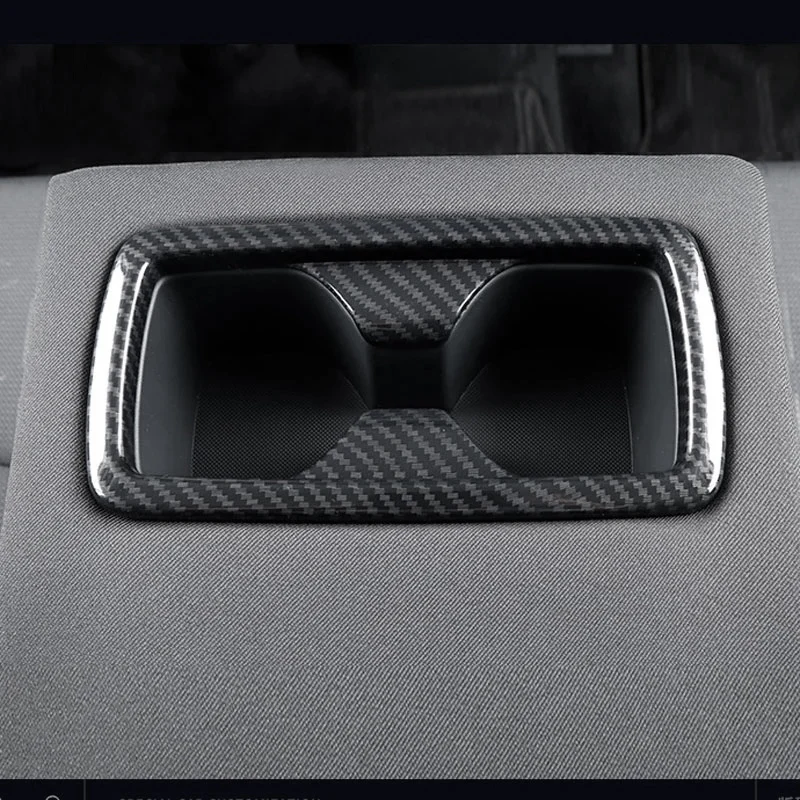 Украшение для заднего сиденья автомобиля из углеродного волокна Toyota Harrier Venza 2020