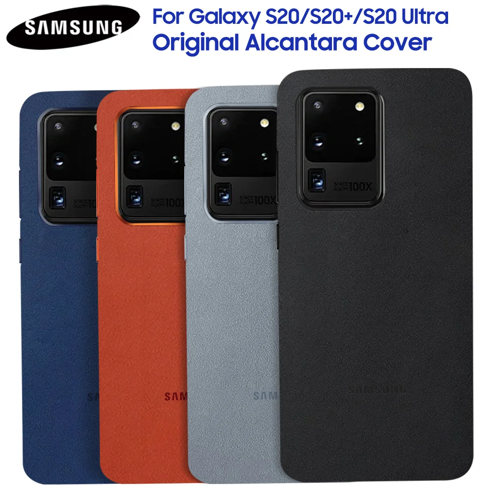 

Luxury Premium Case Case Official Original Genuine Suede Leather Fitted Protector Case SAMSUNG Galaxy S20+ S20 Ultra