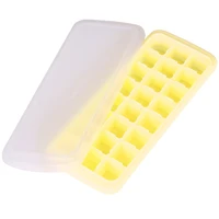 new silicone ice cube tray ice mold 24 cubes silicone ice mold with cover ice maker box for cold drink