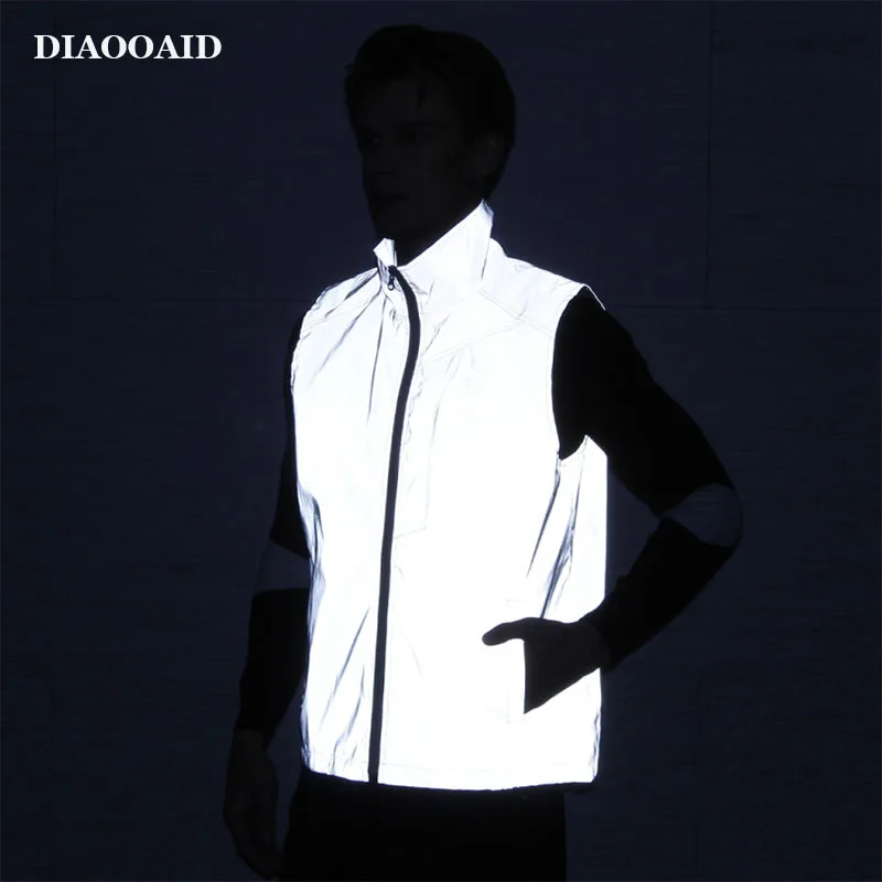 Мужская Светоотражающая куртка diaoaid повседневная Водонепроницаемая ветровка на