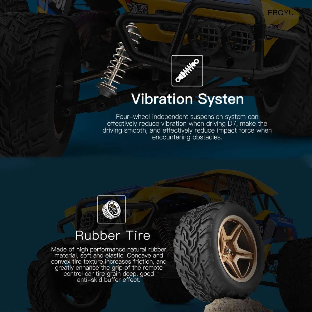Wltoys XK 12402 A D7 2 4 ГГц 1:12 Радиоуправляемый автомобиль 4WD 45KmH пустынный багги рок гонки