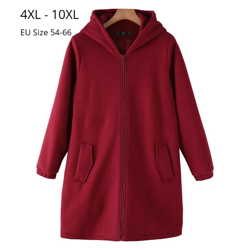 Женские длинные толстовки размера плюс 10XL 9XL 8XL 4XL Российские размеры 66 64 62 60 58 56 54 с