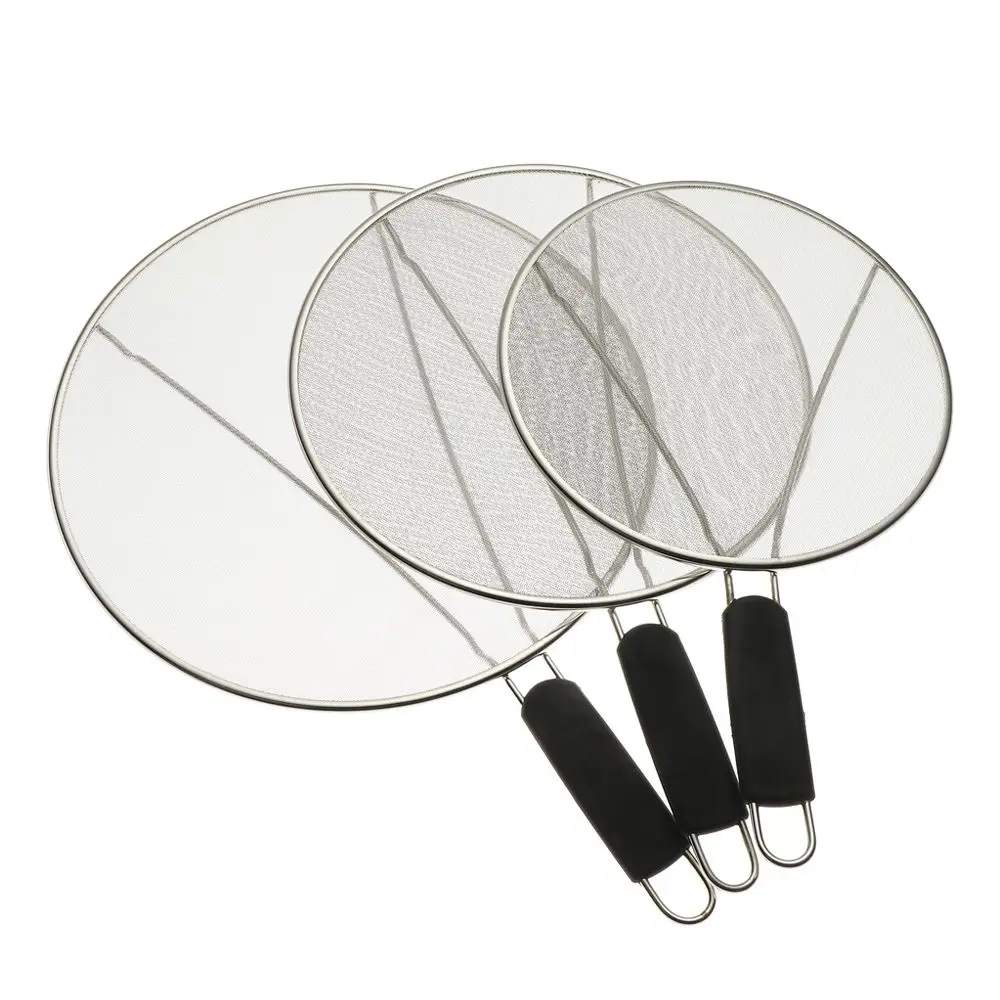 

Инструменты для сковороды из тонкой прочной сетки, защита от брызг, сетка для защиты от брызг, защита от брызг, покрытие для приготовления пи...