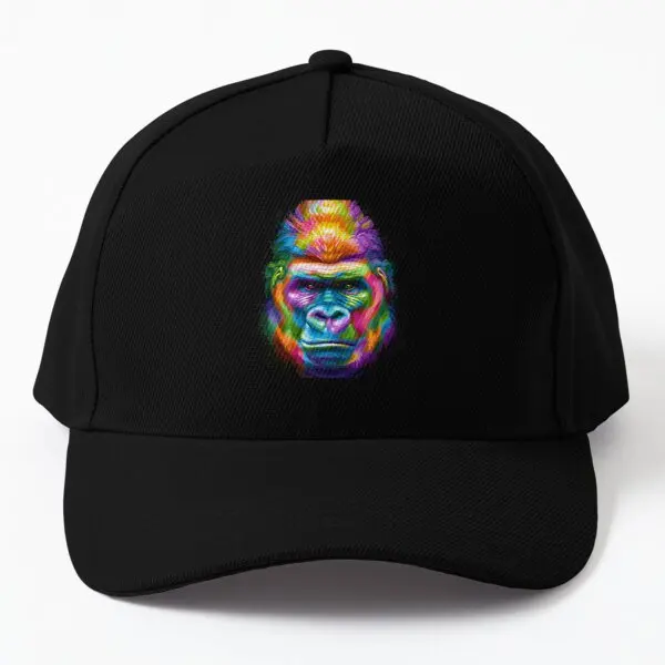 

Gorilla T Shirtgorilla Baseball Cap Hat Black Bonnet Casquette Printed Mens Casual Women Snapback Hip Hop Spring Fish Summer