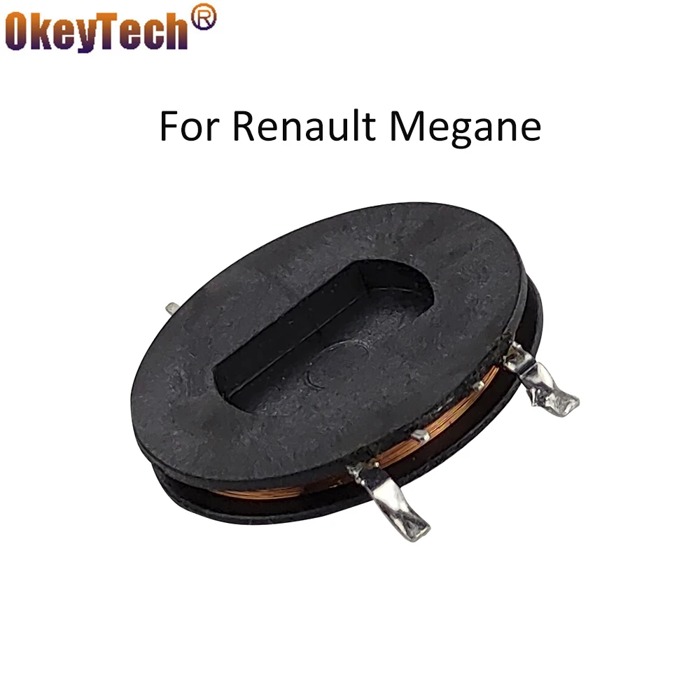 

OkeyTech 2.6*17*24mm Repair Inductance Transformer Coil Smart Card Remote Key Case For Renault Megane Car Key