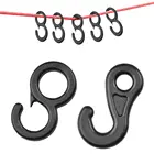 10 шт., пластиковые зажимы для кемпинга