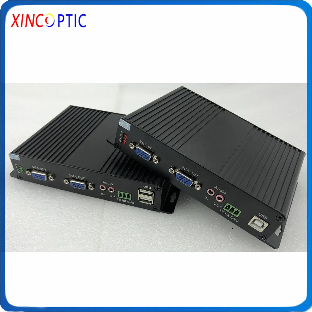1Ch VGA с обратной связью + удаленным двойным выходом SM SX 3G 20 км LC SFP 1920x1080P вещательная