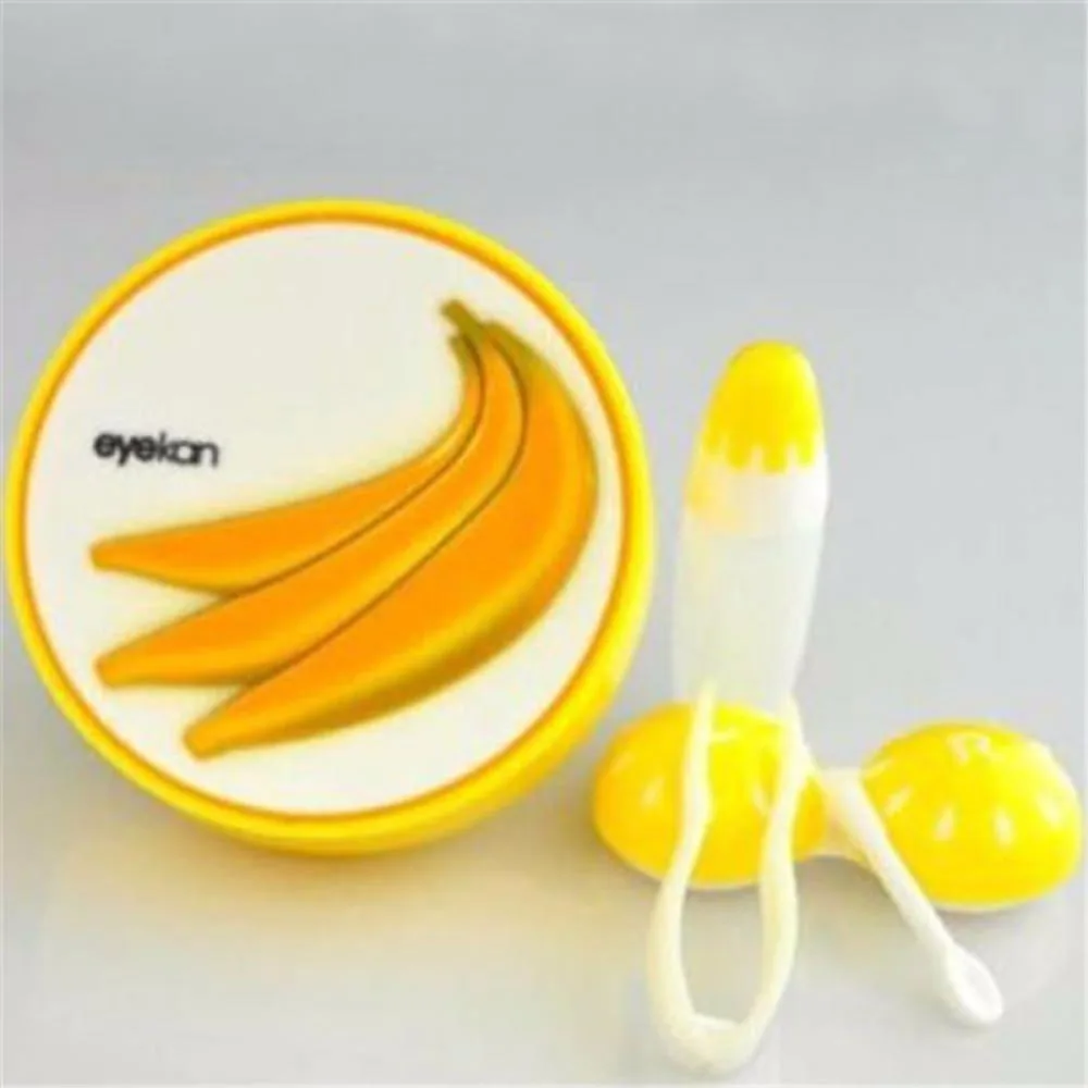 1 шт. путешествия Карманный фрукты Стиль Замочите хранения контактные линзы